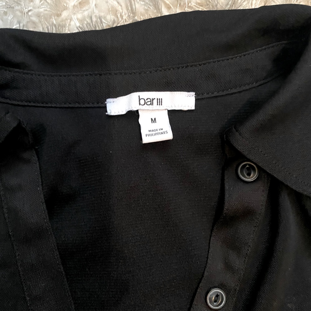 Mesh Long-sleeved Blouse - Picture 3 of 3
